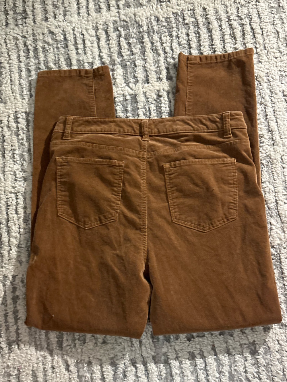 Talbots corduroy straight leg pant tan camel trouser size 10 - Picture 5 of 5